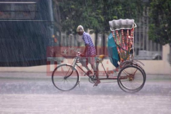 Moderate rainfall brings relief from the scorching heat 